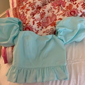 Zara puff sleeve top